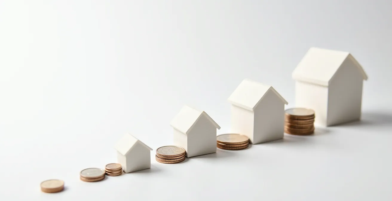Visual comparison of vacancy rates impact on rental property cash flow